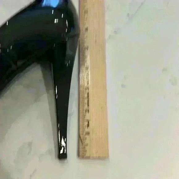 YSL black patent leather platform pumps size 39 - Picture 3 of 9